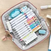 sacs cosmétiques japonais en coton matelassé pour femmes, poudres de maquillage, forme d'oreiller, sac de rangement souple, multifonction, trousse de toilette de voyage en fourrure