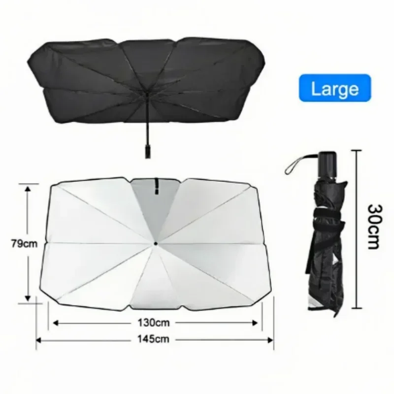 pare soleil de voiture pour ombrage automatique, pare soleil de voiture, protection solaire, parasol d'été, intérieur, accessoires de protection de pare brise pare soleil de voiture pour ombrage automatique, pare soleil de voiture, protection solaire, parasol d'été, intérieur, accessoires de protection de pare brise