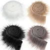 rubans en fausse fourrure de 1.5m, bricolage, couture, garniture moelleuse, tissu de coupe, décoration de la maison, costume, peluche, rayure, cadeau