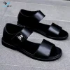 Sandales d&rsquo;été à semelle souple pour hommes, chaussures non ald, mode masculine, plage décontractée, plates, confortables, grande taille, sandales gladiateur Rome