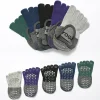 3 paires de chaussettes de Yoga pour femmes, chaussettes d’hiver à cinq doigts, dos nu, antidérapantes, poignée en Silicone, coton, Pilate, course à pied, danse 3 paires de chaussettes de Yoga pour femmes, chaussettes d’hiver à cinq doigts, dos nu, antidérapantes, poignée en Silicone, coton, Pilate, course à pied, danse
