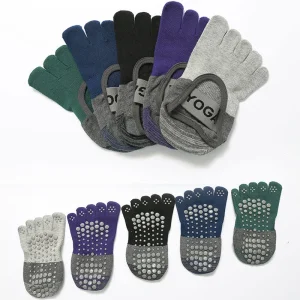 3 paires de chaussettes de Yoga pour femmes, chaussettes d’hiver à cinq doigts, dos nu, antidérapantes, poignée en Silicone, coton, Pilate, course à pied, danse 3 paires de chaussettes de Yoga pour femmes, chaussettes d’hiver à cinq doigts, dos nu, antidérapantes, poignée en Silicone, coton, Pilate, course à pied, danse