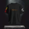 dragon ball anime imprimé graphique hommes t shirt à manches courtes rouge inspiré personnage rue été tenue décontracté pour les tendances 2025