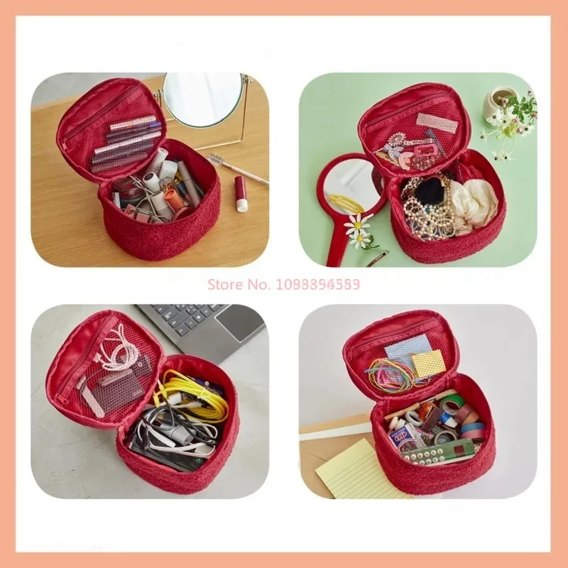 moomin – sac à cosmétiques en peluche brodé pour magazine japonais, sac de rangement pour petits articles divers, sac à main pour étudiant moomin – sac à cosmétiques en peluche brodé pour magazine japonais, sac de rangement pour petits articles divers, sac à main pour étudiant