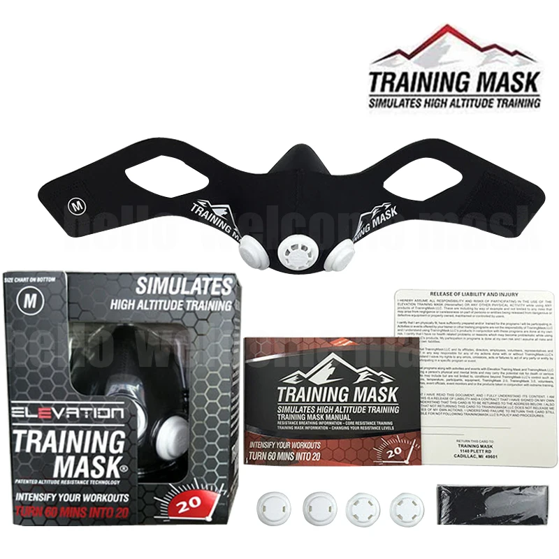 masque d'entraînement à 3.0 d'oxygène pour le sport, la course à pied, l'alpinisme, l'équitation en haute altitude, la ories, le cyclisme masque d'entraînement à 3.0 d'oxygène pour le sport, la course à pied, l'alpinisme, l'équitation en haute altitude, la ories, le cyclisme