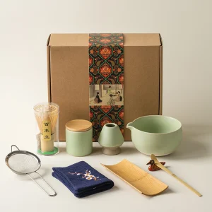 9pcs Japanese Matcha Set with Ceramic Bowl, Bamboo Matcha Whisk and Tea Spoon, Tea Making Tools, Gifts 9pcs Japanese Matcha Set with Ceramic Bowl, Bamboo Matcha Whisk and Tea Spoon, Tea Making Tools, Gifts