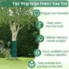 enveloppes de protection d'arbre à 3 couches, emballage de bandage de plantes d'enveloppe de protection résistante à l'hiver, bandage de protection de plantes d'enveloppe de coffre d'arbre