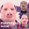 masque 3d cagoule chapeau performance faciale parodie blague couvre chef sans couture kanye masque facial célébrité visage hip hop capuche
