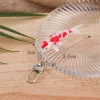 porte clés modèle de poisson koi de simulation créative, articles décoratifs de poisson ornemental, ornements de scène fluide, sacs et pendentifs