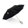 parapluie de protection solaire de luxe pour hommes, parapluie pliant rétro créatif, extérieur, coupe vent, anti uv, parapluies d'affaires, cadeaux
