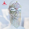 danse du ventre senior ab pierres gland style exotique masque facial pour femmes masques de fête de bal accessoires de compétition de danse orientale