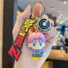 porte clés figurine dragon ball anime, figurines d'action son goku trunks buu, porte clés pendentif sac, jouets modèles en pvc, ornement pour cadeau pour enfants