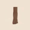 sokken – chaussettes à orteils en coton pour hommes, avec cinq doigts, à compression solide, en tricot, chaud, pour le sport et les voyages