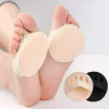 coussinets d'avant pied à cinq orteils pour femmes, demi semelles à talons hauts, soins de la douleur au pied, absorbe les chocs, chaussettes, coussinet d'orteils de massage, 8 pièces