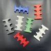 porte monnaie porte monnaie couleur unie multi positions, distributeur de pièces de monnaie en plastique, boîte de rangement de pièces de monnaie, porte monnaie japonais