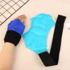 attelle de cheville enveloppe de glace pour les blessures thérapie d'enveloppe de glace de cheville chaude et froide support de cheville réutilisable pour soulager la douleur entorses