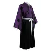 ghost slayer blade: costume de cosplay black death mou, kimono yuzuru yukata, costume de performance sur scène cosplay