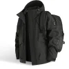 veste d'alpinisme pour hommes, coupe vent, imperméable, vestes de randonnée pour hommes, mode hip hop, design décontracté, surdimensionné, manteau d'extérieur, nouvelle collection