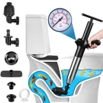 Le déboucheur de toilettes peut nettoyer instantané le bloc d’égout, les toilettes et créer un drain universel des sols de cuisine avec pression d’air Le déboucheur de toilettes peut nettoyer instantané le bloc d’égout, les toilettes et créer un drain universel des sols de cuisine avec pression d’air