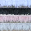 plumes de marabout colorées de turquie, 1 mètre, ruban de garniture 10 15cm pour vêtements de mariage, décoration de robe de soirée, plumes de couture, vente en gros