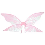 Accessoires de Cosplay durables pour filles, ailes de papillon en Organza, ailes de fée multicolores, jeu de rôle, aile d&rsquo;ange elfe scintillante, princesse pour femmes et filles