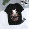 t shirt pour femmes, dessin animé japonais demon slayer, kimetsu no yaiba nezuko, tanjirou kamado graphique y2k, vêtements hauts