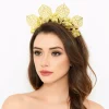fleur déesse halo bandeau soleil strass femmes bandeau couleur or exagéré traditionnel festival cheveux cerceau photographie