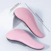 brosse de massage antistatique, douche enroulée, brosse de massage, cheveux mouillés, brosse bouclée, outil de salon de coiffure, spécial pour perruques de vrais cheveux