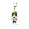anime bleu exorciste la nuit bleue saga okumura rin okumura yukio cosplay costume porte clés acrylique porte clés pendentif porte clés