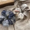 grand anneau de cheveux doux et en peluche de style coréen et japonais pour un chignon doux, accessoire de bandeau pour fille mignonne