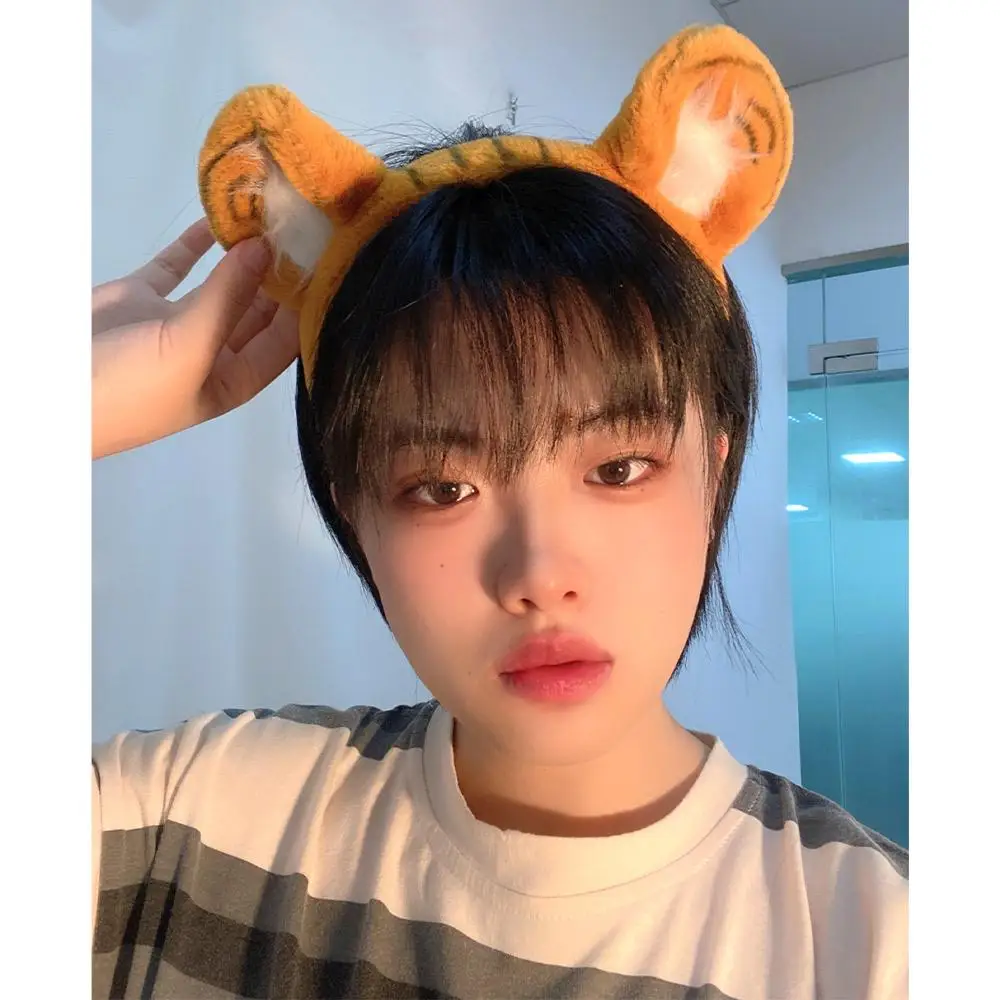 couvre chef dessin animé maquillage fille style coréen cerceau femmes bandeau de cheveux tigre oreille bandeau cheveux accessoires couvre chef dessin animé maquillage fille style coréen cerceau femmes bandeau de cheveux tigre oreille bandeau cheveux accessoires
