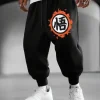 dragon ball anime hommes femmes survêtement pantalon coton ample streetwear pantalon de survêtement décontracté manchette élastique été automne hip hop pantalon