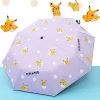 pokemon pikachu parapluie automatique pliant soleil pluie ou briller double usage parapluie hommes femmes parasol protection solaire protection uv