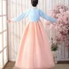 robe hanbok coréenne pour femmes, ancien costume traditionnel de danse sur scène, vêtements asiatiques, palais de dame, gril de danse de mariage coréen