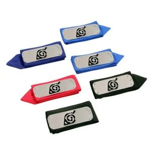 Bandeau de sauna Naruto pour cosplay, Itachi, Sasuke, Kakashi, Namikaze, Minato, Sakura, Hinmi, Autorisation officielle, Ninja, Hairwear