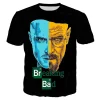Hommes femmes Style Harajuku mode décontracté surdimensionné vêtements nouvelle mode Breaking Bad 3D imprimé t-shirt