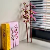 cadeau de célébration de fleurs de cerisier, motif floral constructible pour enfants créatifs, fleurs de cerisier blanches et roses, cadeaux pour filles