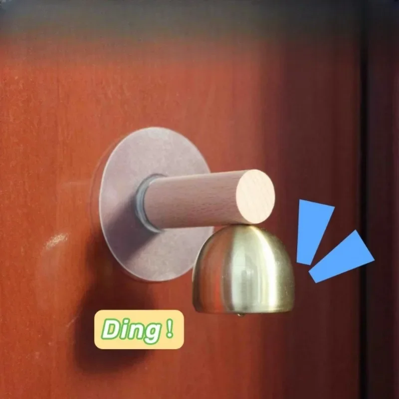 sonnette en bois faite à la main, style japonais, ouverture de porte, carillon éolien dopamine, réfrigérateur sonnette en bois faite à la main, style japonais, ouverture de porte, carillon éolien dopamine, réfrigérateur