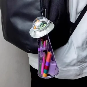 Sac de rangement de vaisseau spatial japonais, sac pour bébé, Fans de poupée amusants, sac de papeterie Transparent de grande capacité pour étudiant, cadeau pour enfants Sac de rangement de vaisseau spatial japonais, sac pour bébé, Fans de poupée amusants, sac de papeterie Transparent de grande capacité pour étudiant, cadeau pour enfants