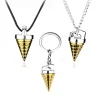 dessin animé tengen toppa gurren lagann collier tengentoba gulenlagan noyau perceuse pendentif collier bijoux accessoires