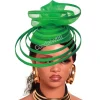 mariage formel maille fascinator chapeaux dames femmes élégant fête thé casque femme mariage derby chapellerie casquette événement fascinators