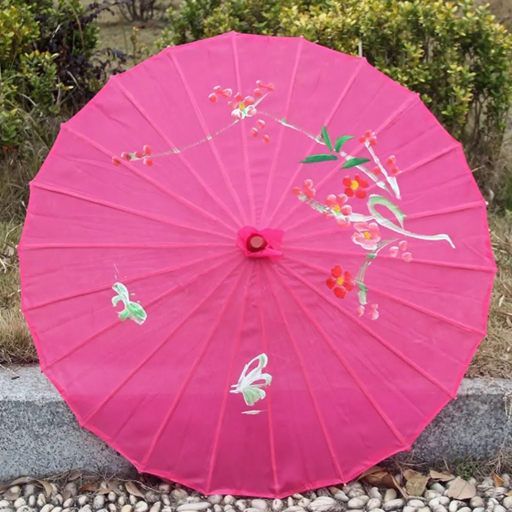 parapluies pliants avec fleurs peintes à la main, cadre de parapluie d'art chinois, injparasol pour mariage, ixd'anniversaire, mariée, demoiselle d'honneur, 1pc parapluies pliants avec fleurs peintes à la main, cadre de parapluie d'art chinois, injparasol pour mariage, ixd'anniversaire, mariée, demoiselle d'honneur, 1pc