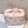 Sac de maquillage japonais rose Hello Kitty, sac de rangement Portable de dessin animé Kawaii mignon Hello Kitty, cadeau d’anniversaire Sac de maquillage japonais rose Hello Kitty, sac de rangement Portable de dessin animé Kawaii mignon Hello Kitty, cadeau d’anniversaire
