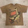 2000s américain harajuku kawaii coton t shirt surdimensionné rue été à la mode à manches courtes ample t shirt style décontracté
