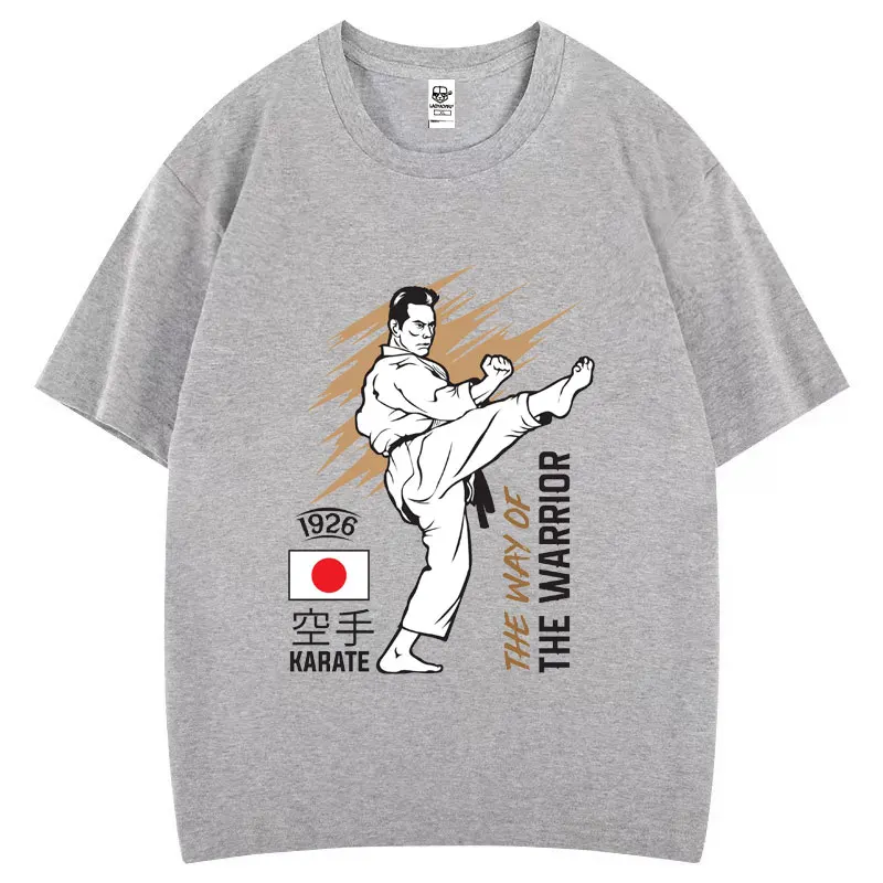 classique japonais karaté art martial coton t shirt unique sports de plein air confortable respirant impression hauts harajuku chemise décontractée classique japonais karaté art martial coton t shirt unique sports de plein air confortable respirant impression hauts harajuku chemise décontractée