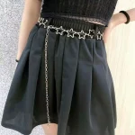 Chaîne de taille étoile de Style japonais, Punk, chaîne en or Y2k, ceinture de luxe réglable pour femmes Chaîne de taille étoile de Style japonais, Punk, chaîne en or Y2k, ceinture de luxe réglable pour femmes