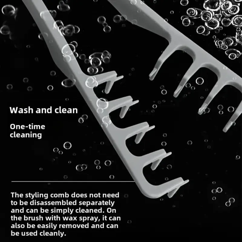 peigne de coiffure volumisant à dents larges, outils de bouclage, texture moelleuse pour hommes, idéal pour tous les types de cheveux, outils de coiffure peigne de coiffure volumisant à dents larges, outils de bouclage, texture moelleuse pour hommes, idéal pour tous les types de cheveux, outils de coiffure