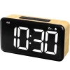 Réveils numériques en bois, réveil numérique en bois, réveil LED avec grand écran, horloges de bureau pour bureau, horloge de chevet Réveils numériques en bois, réveil numérique en bois, réveil LED avec grand écran, horloges de bureau pour bureau, horloge de chevet