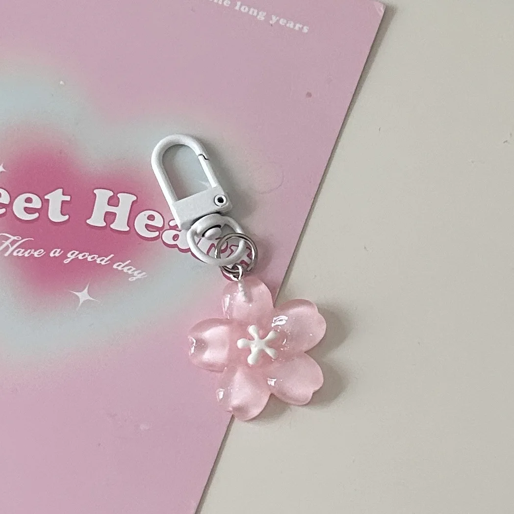 porte clés simulé sakura en résine, fleur de cerisier, pendentif jelly sakura, pendentif romantique, fleur translucide, poupée porte clés simulé sakura en résine, fleur de cerisier, pendentif jelly sakura, pendentif romantique, fleur translucide, poupée