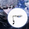 jujutsu kaimmense satoru gojo eyes pour la modélisation des anneaux, bague anime, bague alimentaire originale faite à la main, accessoires, taille 2 yuan